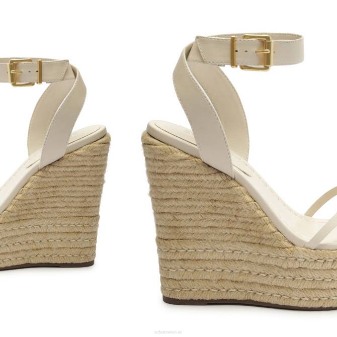 bei Schutz Alexandra Atanado Ledersandale Perle D60T467