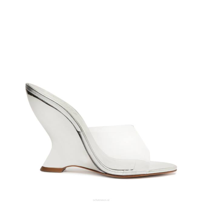 bei Schutz Aprill Vinyl-Sandale Silber D60T451