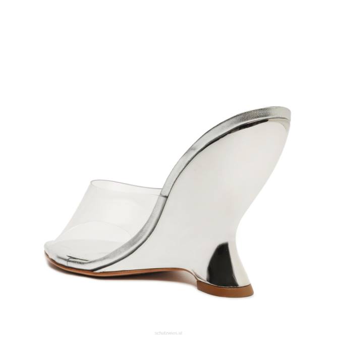 bei Schutz Aprill Vinyl-Sandale Silber D60T451