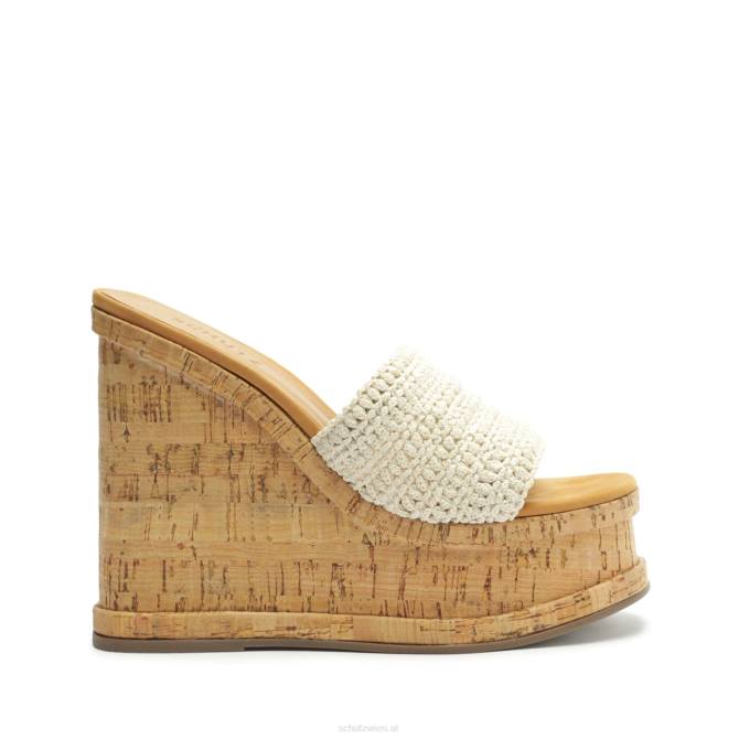 bei Schutz Dalle Casual Tira Ledersandale Cru Elfenbein D60T476