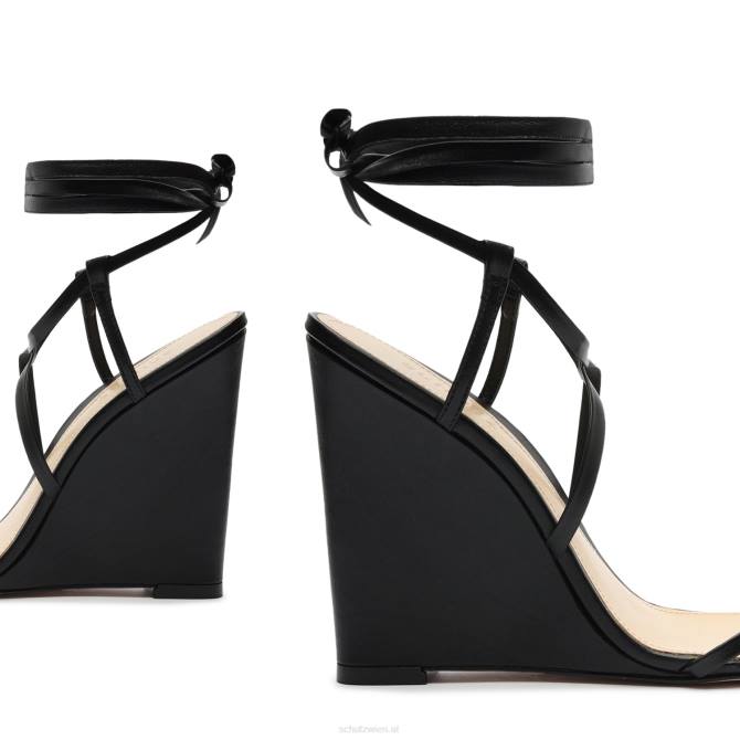 bei Schutz Deonne lässige Sandale aus Nappaleder Schwarz D60T471