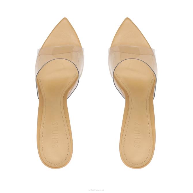 bei Schutz Luci-Sandale aus Vinyl und Nappaleder hell beige D60T495