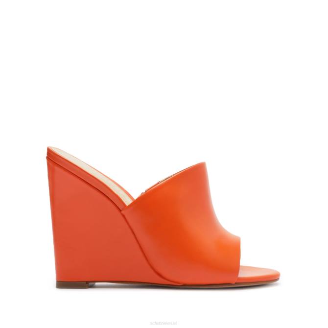 bei Schutz Lucy lässige Sandale aus Nappaleder Flammenorange D60T493