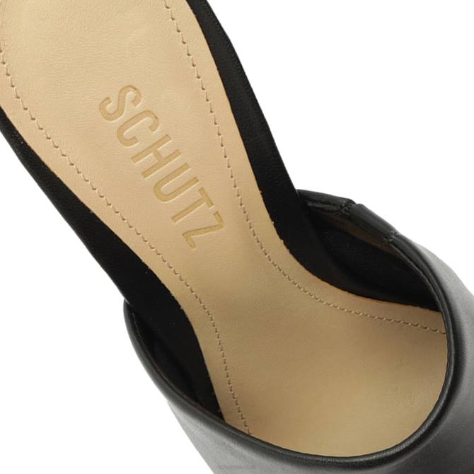 bei Schutz Lucy lässige Sandale aus Nappaleder Schwarz D60T482