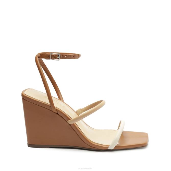 bei Schutz Nylla lässige Sandale aus Nappaleder helle Perle D60T468