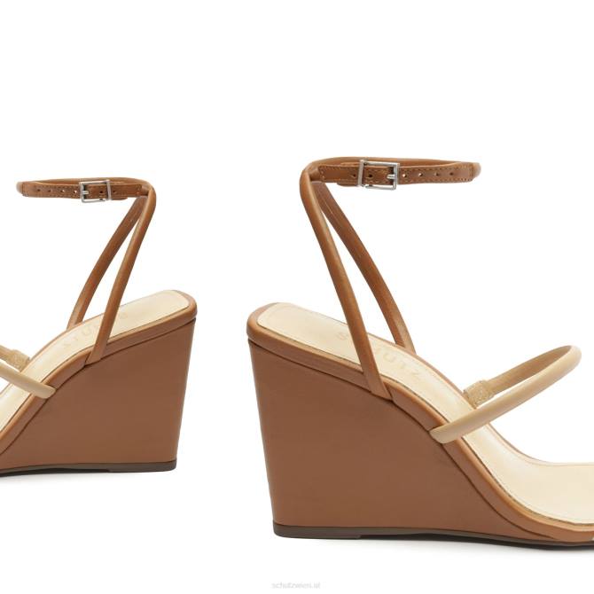 bei Schutz Nylla lässige Sandale aus Nappaleder helle Perle D60T468