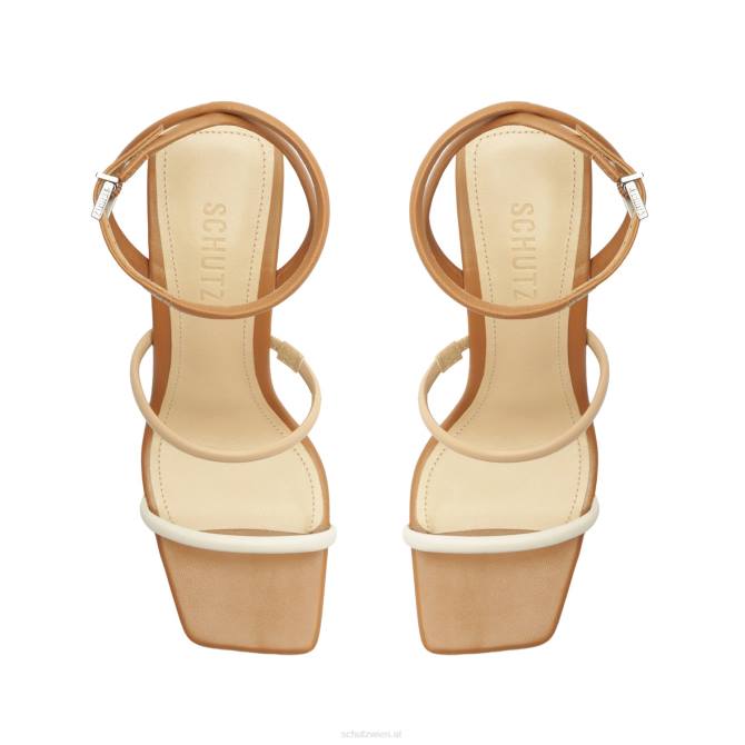 bei Schutz Nylla lässige Sandale aus Nappaleder helle Perle D60T468