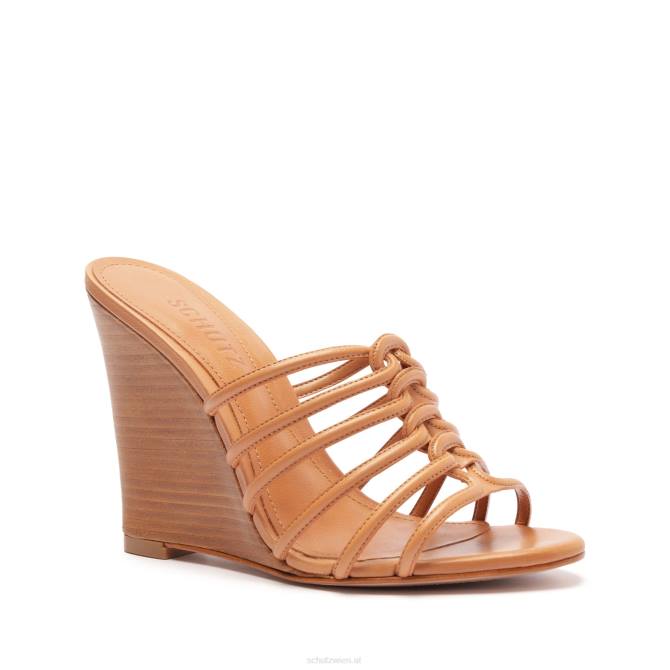 bei Schutz Octavia-Sandale aus Kalbsleder Honigpfirsich D60T494
