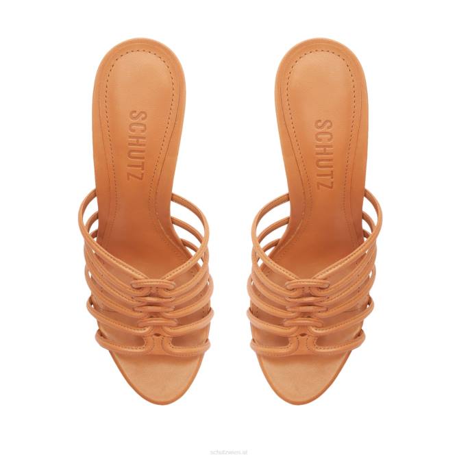 bei Schutz Octavia-Sandale aus Kalbsleder Honigpfirsich D60T494