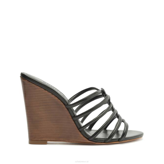 bei Schutz Octavia-Sandale aus Kalbsleder Schwarz D60T485