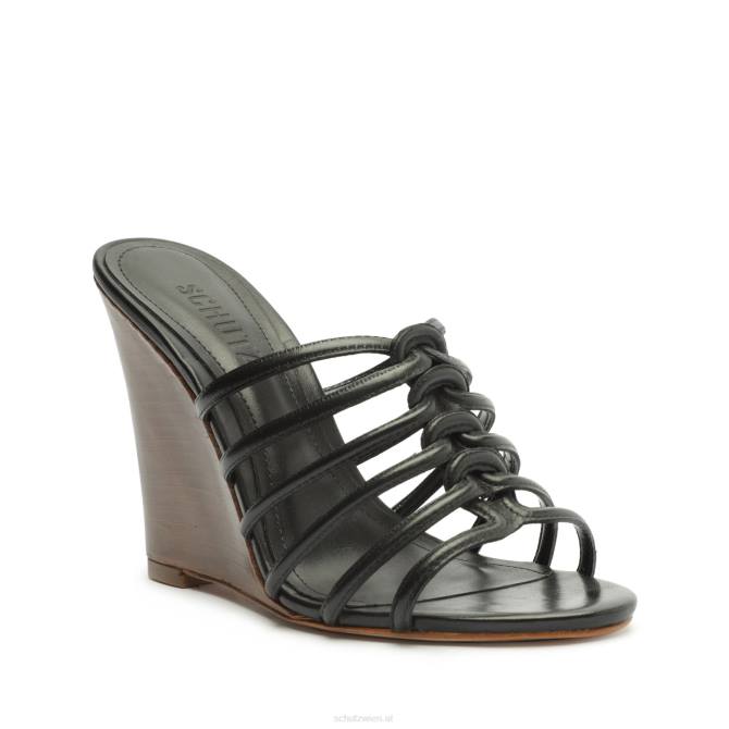 bei Schutz Octavia-Sandale aus Kalbsleder Schwarz D60T485