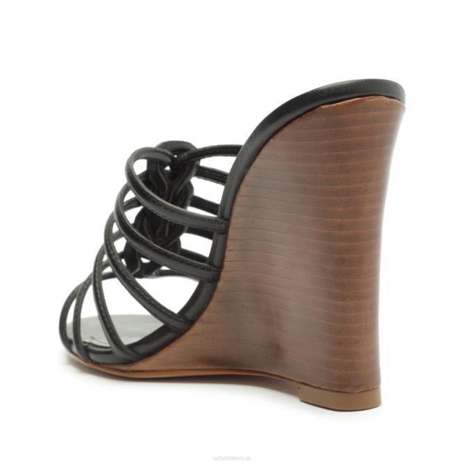 bei Schutz Octavia-Sandale aus Kalbsleder Schwarz D60T485