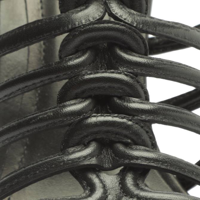 bei Schutz Octavia-Sandale aus Kalbsleder Schwarz D60T485