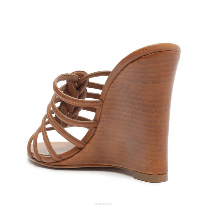 bei Schutz Octavia-Sandale aus Kalbsleder neues Holz D60T483