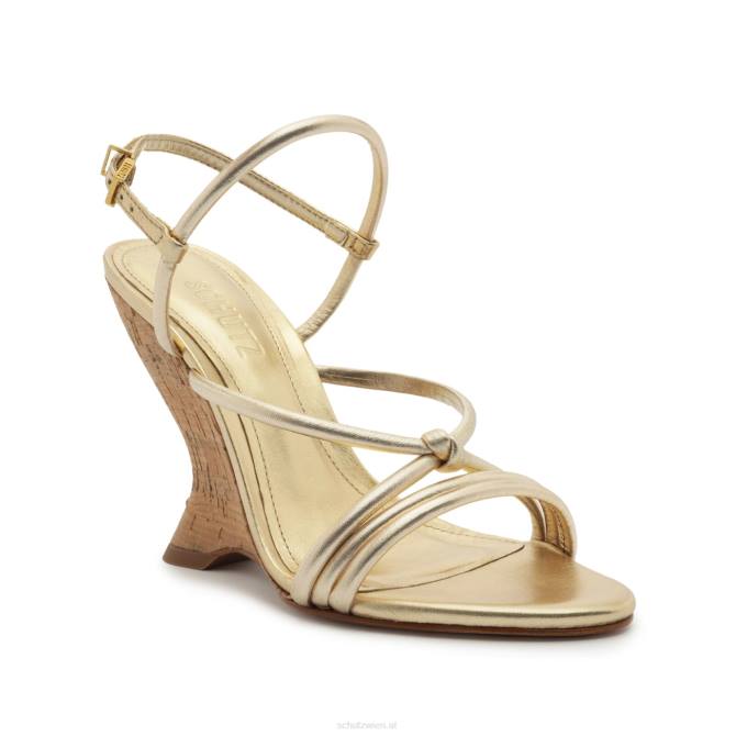 bei Schutz Sandale Daryl aus Metallic-Leder Gold D60T454