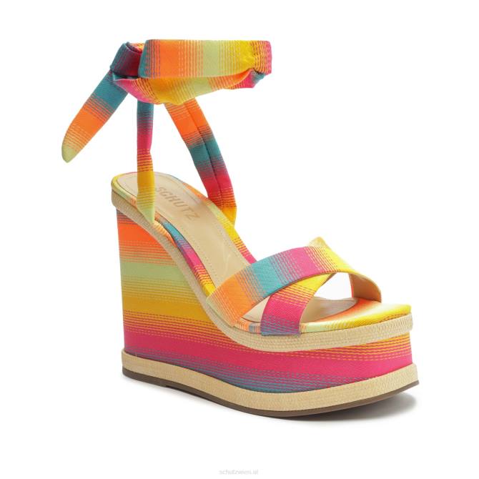 bei Schutz Vitoria Wave Ledersandale Regenbogen D60T479
