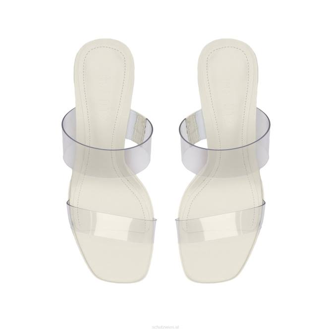 bei Schutz Ariella-Plateau-Vinyl-Sandale Weiss D60T659
