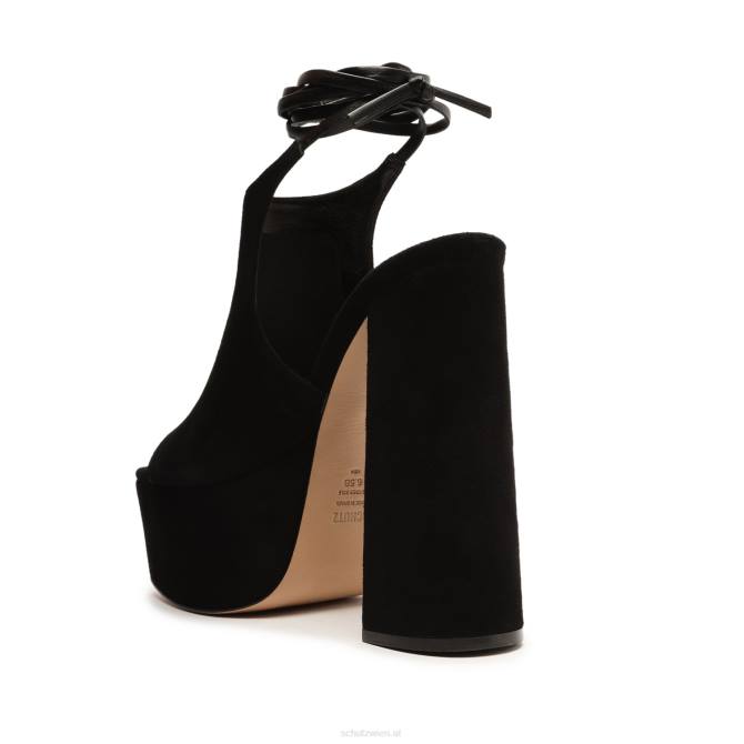 bei Schutz Blakely-Wildledersandale Schwarz D60T666