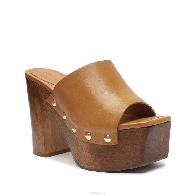 bei Schutz Dixie lässige Ledersandale Nude-Karamell D60T635