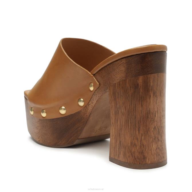 bei Schutz Dixie lässige Ledersandale Nude-Karamell D60T635