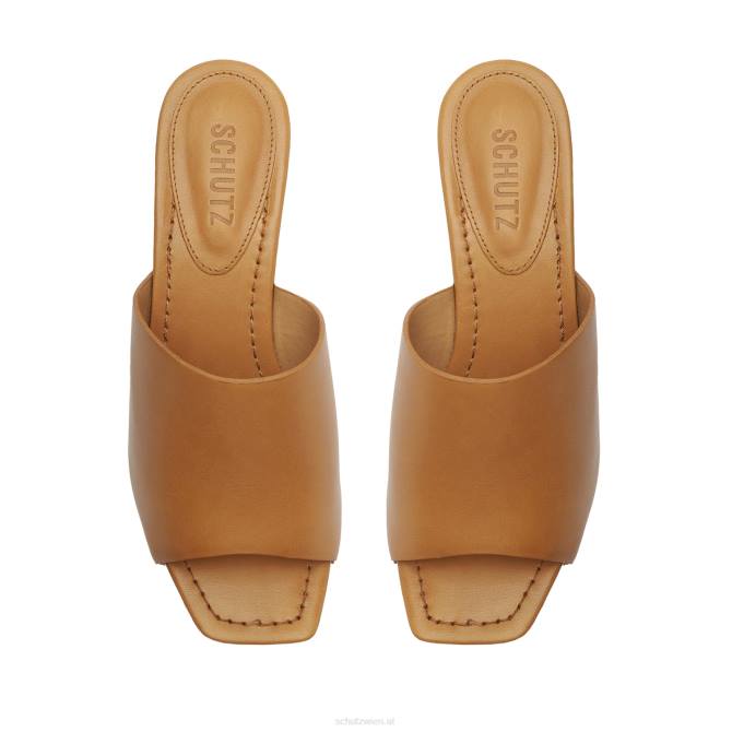 bei Schutz Dixie lässige Ledersandale Nude-Karamell D60T635