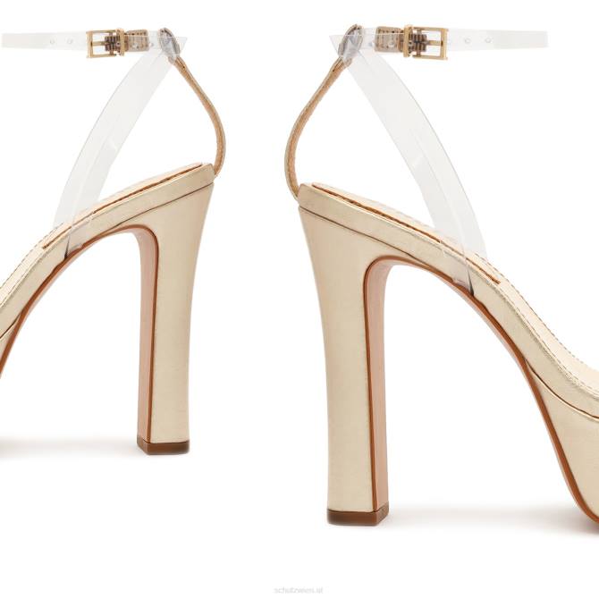 bei Schutz Elyda Plateausandale Gold D60T656