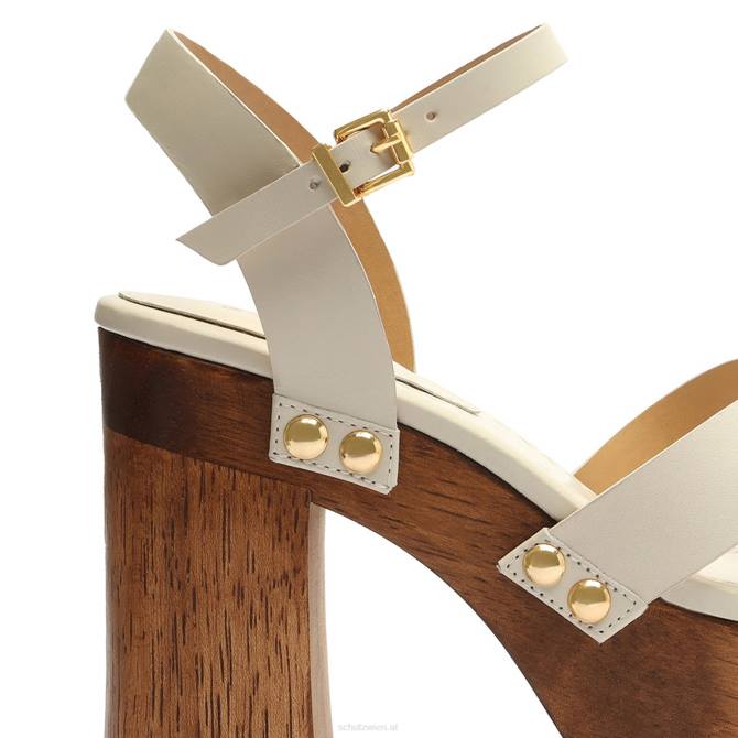 bei Schutz Gaylah-Ledersandale Perle D60T619