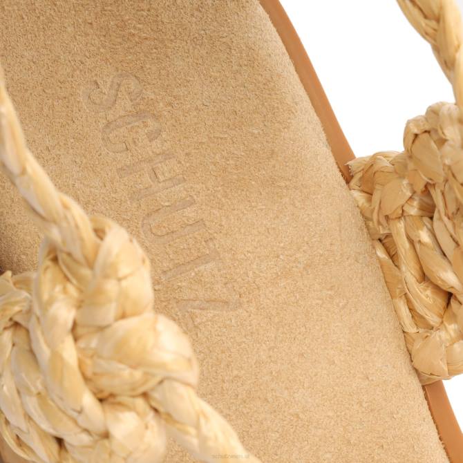 bei Schutz Geissa-Seilsandale hell beige D60T678