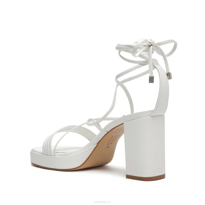 bei Schutz Glenna-Plateausandale aus Leder Weiss D60T661