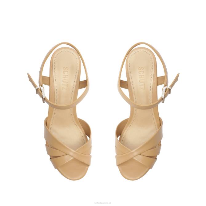 bei Schutz Keefa-Sandale aus Nappaleder mit Ausschnitt echtes Beige D60T636