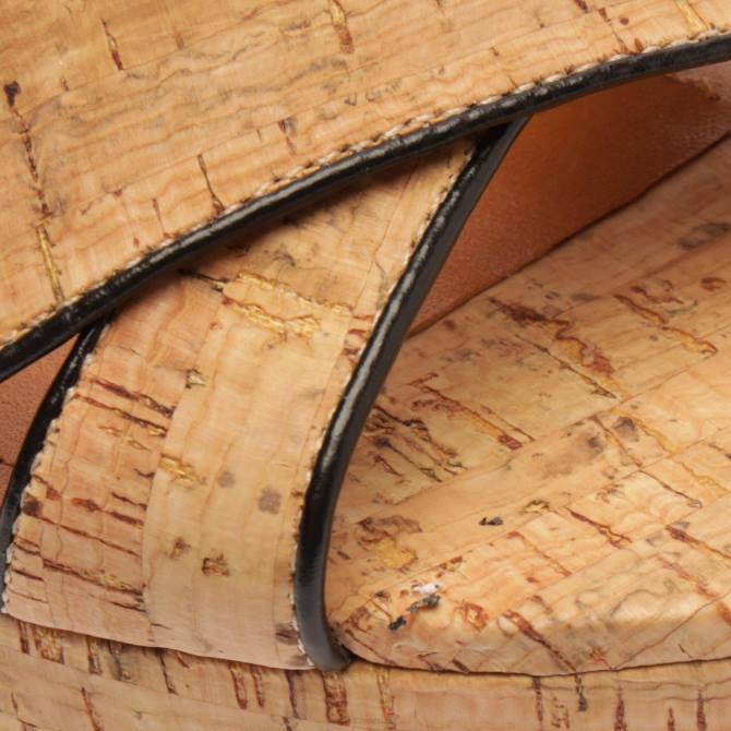 bei Schutz Keefa Weekend Ledersandale mit Ausschnitt Schwarz D60T638