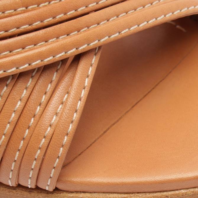 bei Schutz Marcela-Plateausandale aus Atanado-Leder Honigpfirsich D60T648