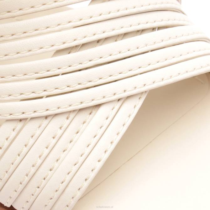 bei Schutz Marcela-Plateausandale aus Kalbsleder Perle D60T640