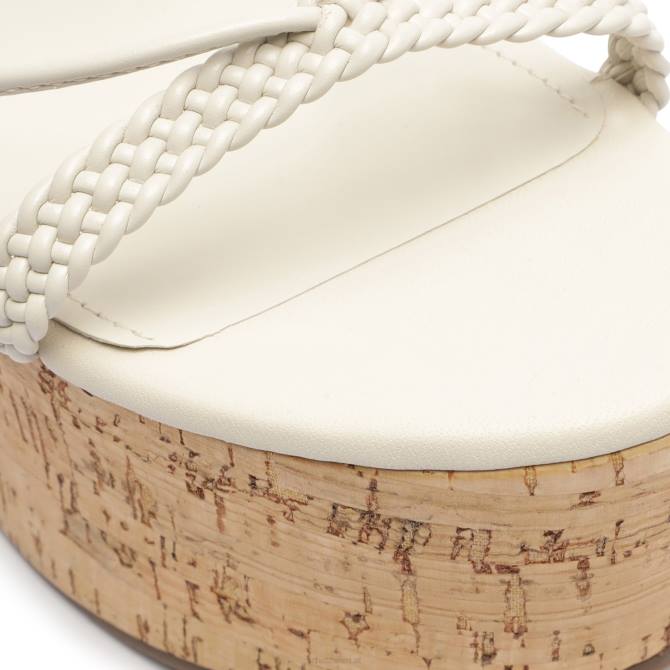 bei Schutz Maxima Ledersandale mit Ausschnitt Perle D60T683