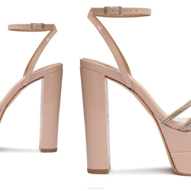 bei Schutz Piper-Sandale aus Synthetiklack süße Rose D60T665