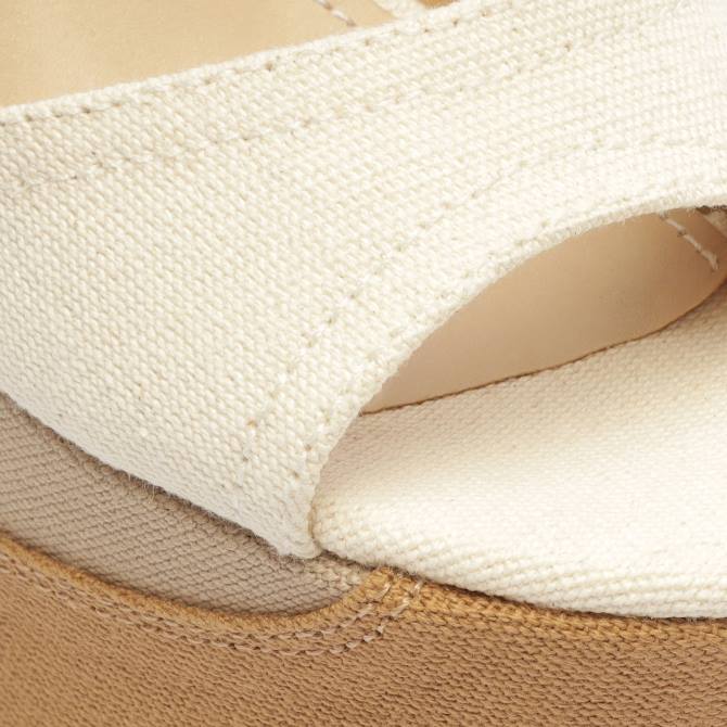 bei Schutz Plateau-Sandale Isabelle aus Nappaleder Weiss D60T623