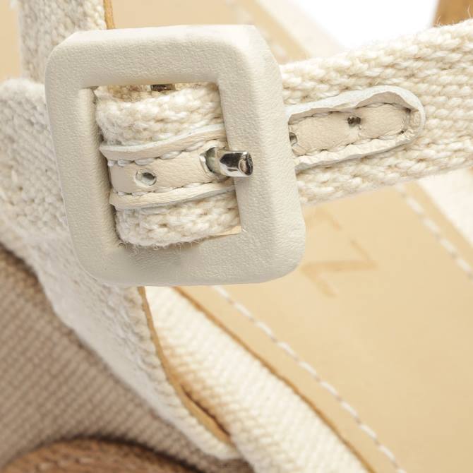 bei Schutz Plateau-Sandale Isabelle aus Nappaleder Weiss D60T623