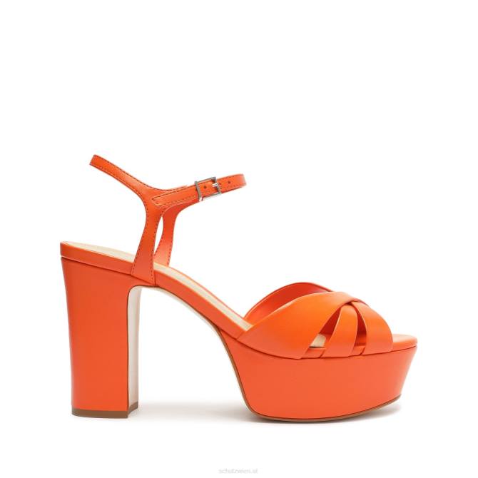 bei Schutz Sandale aus Nappaleder von Keefa Flammenorange D60T639