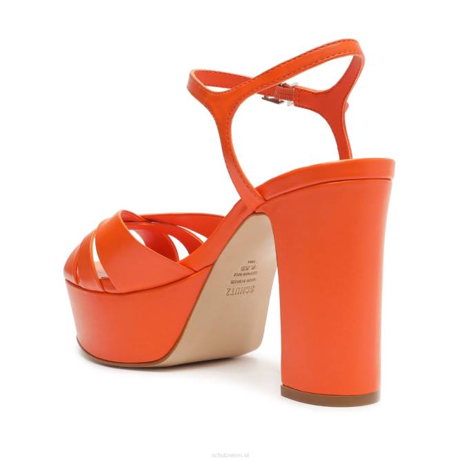 bei Schutz Sandale aus Nappaleder von Keefa Flammenorange D60T639