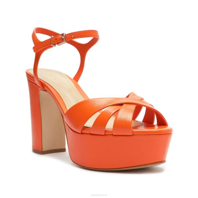 bei Schutz Sandale aus Nappaleder von Keefa Flammenorange D60T639