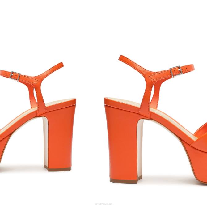 bei Schutz Sandale aus Nappaleder von Keefa Flammenorange D60T639