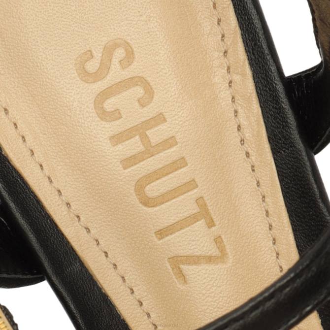 bei Schutz Sandale aus Nappaleder von Keefa Schwarz D60T642