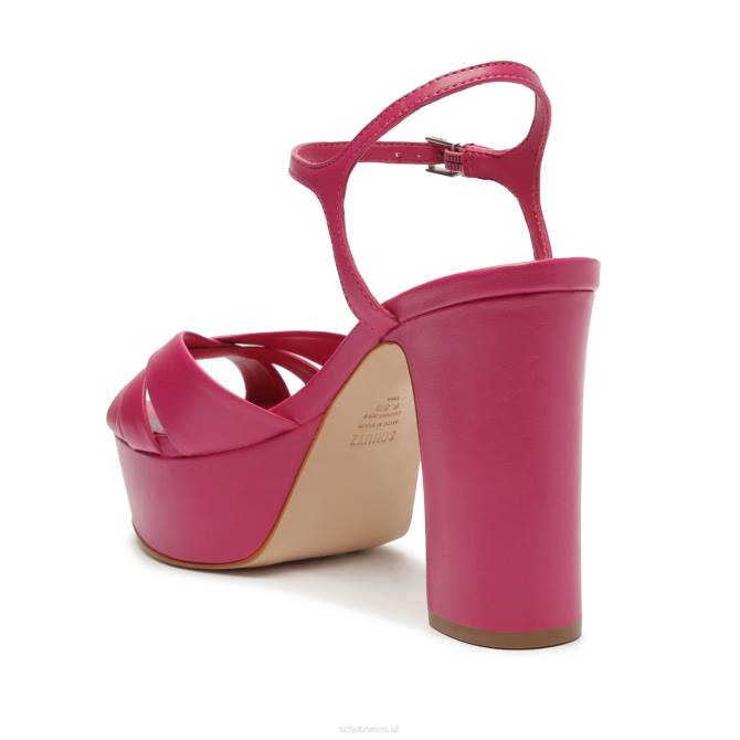 bei Schutz Sandale aus Nappaleder von Keefa heißes Rosa D60T682