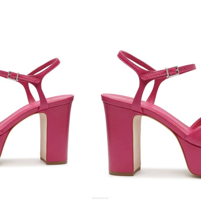 bei Schutz Sandale aus Nappaleder von Keefa heißes Rosa D60T682