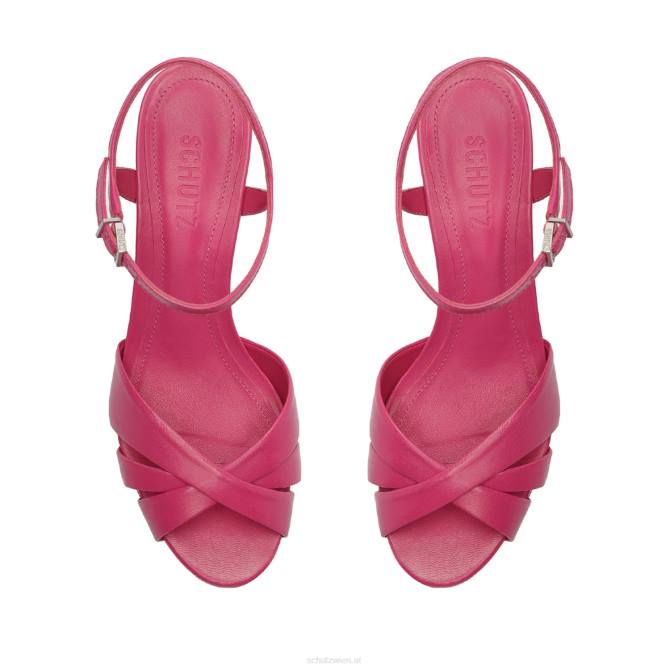 bei Schutz Sandale aus Nappaleder von Keefa heißes Rosa D60T682