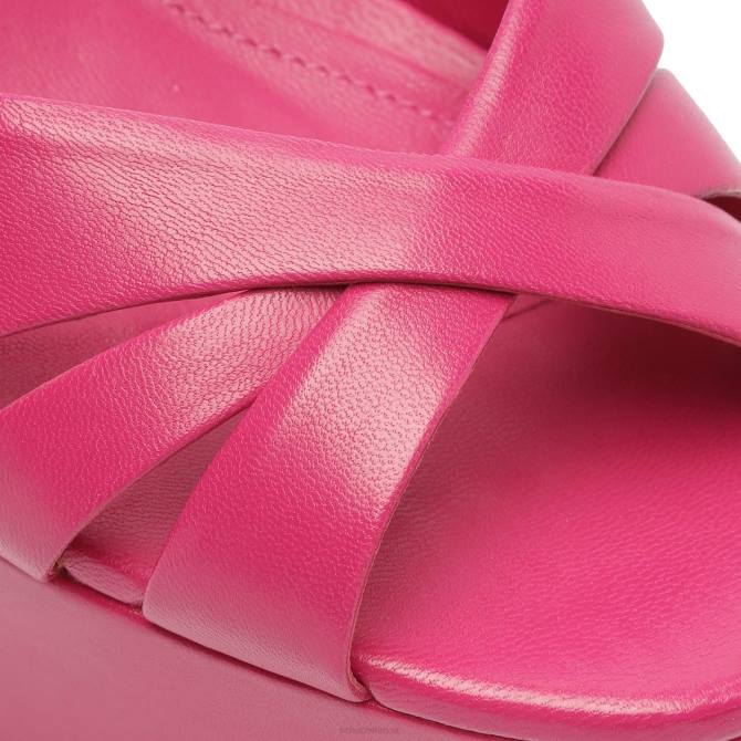 bei Schutz Sandale aus Nappaleder von Keefa heißes Rosa D60T682