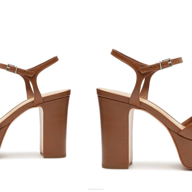 bei Schutz Sandale aus Nappaleder von Keefa neues Holz D60T681