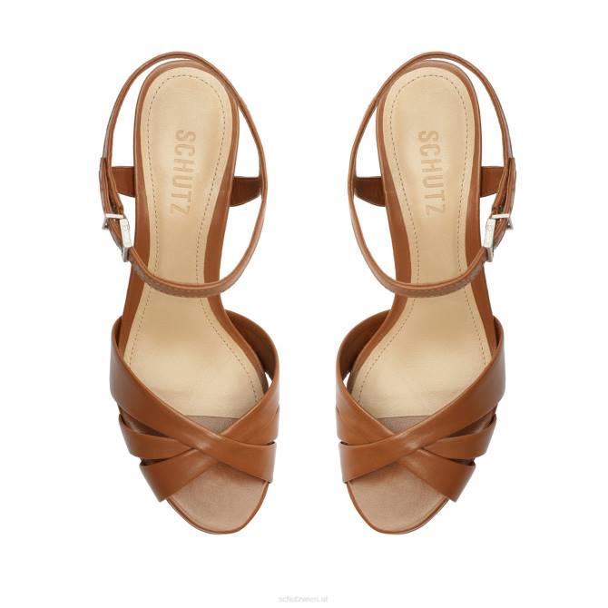 bei Schutz Sandale aus Nappaleder von Keefa neues Holz D60T681