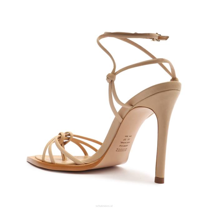 bei Schutz Abby-Ledersandale hell beige D60T392