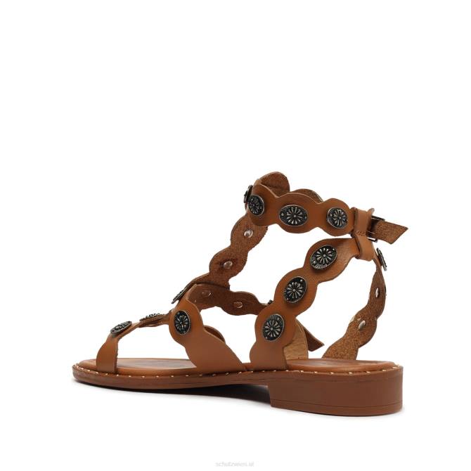 bei Schutz Aletta-Ledersandale tiefes Beige D60T115